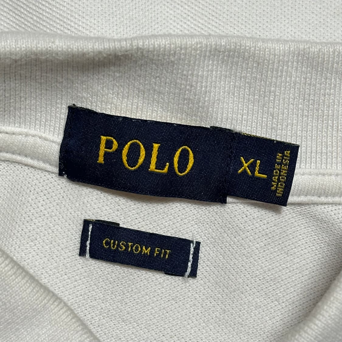 XL 폴로랄프로렌 화이트 카라 반팔 티셔츠 상품이미지4