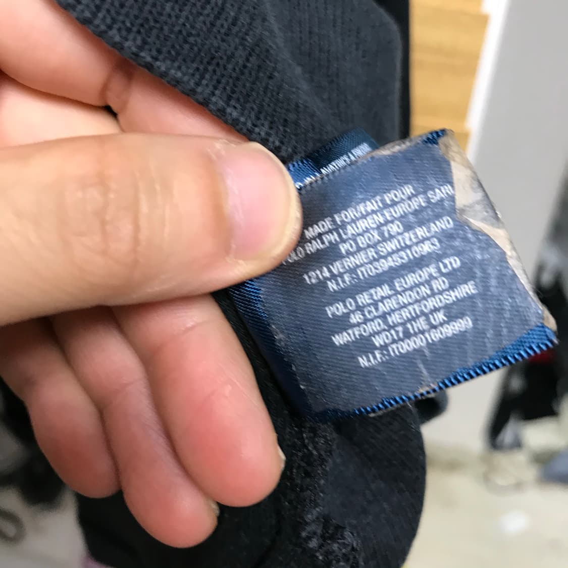 폴로 랄프로렌 빅포니 코튼 반집업 상품이미지6