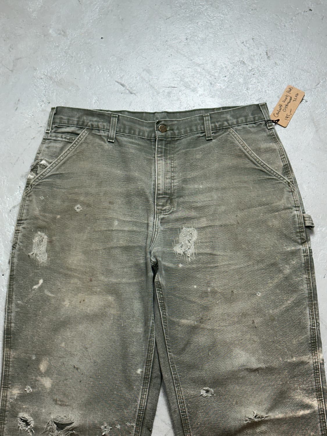 OG 칼하트 B11 싱글니 MOS 하드 페이딩 칼하트 더블니 상품이미지5