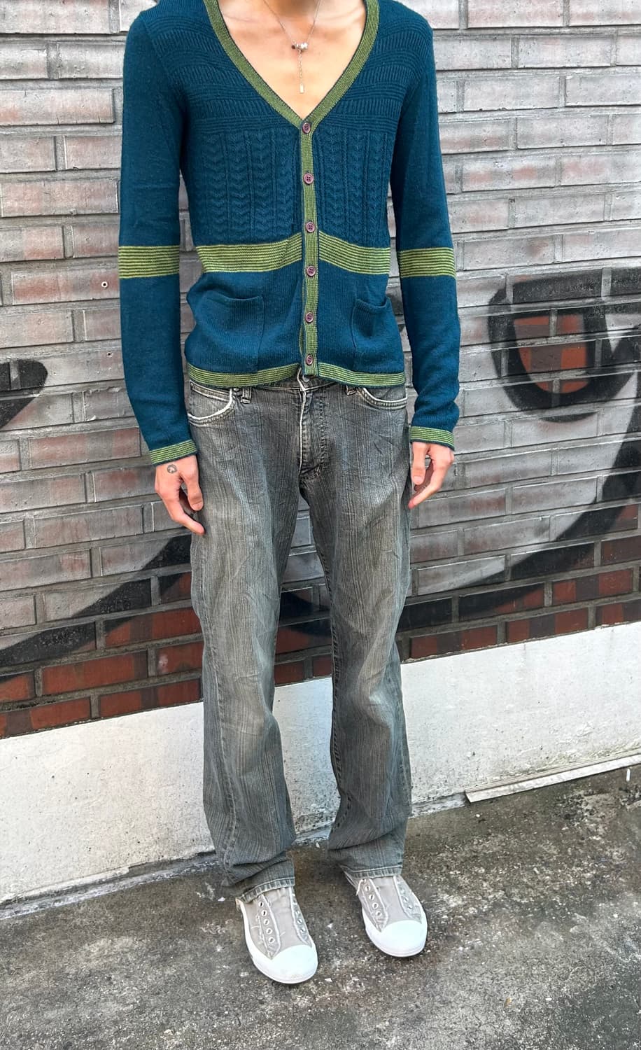 랭글러 흑청 데님진 상품이미지1