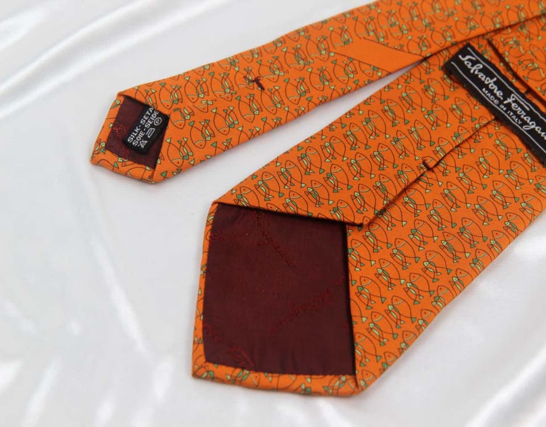 페라가모 9.3cm A+등급 남자 명품 넥타이 상품이미지4