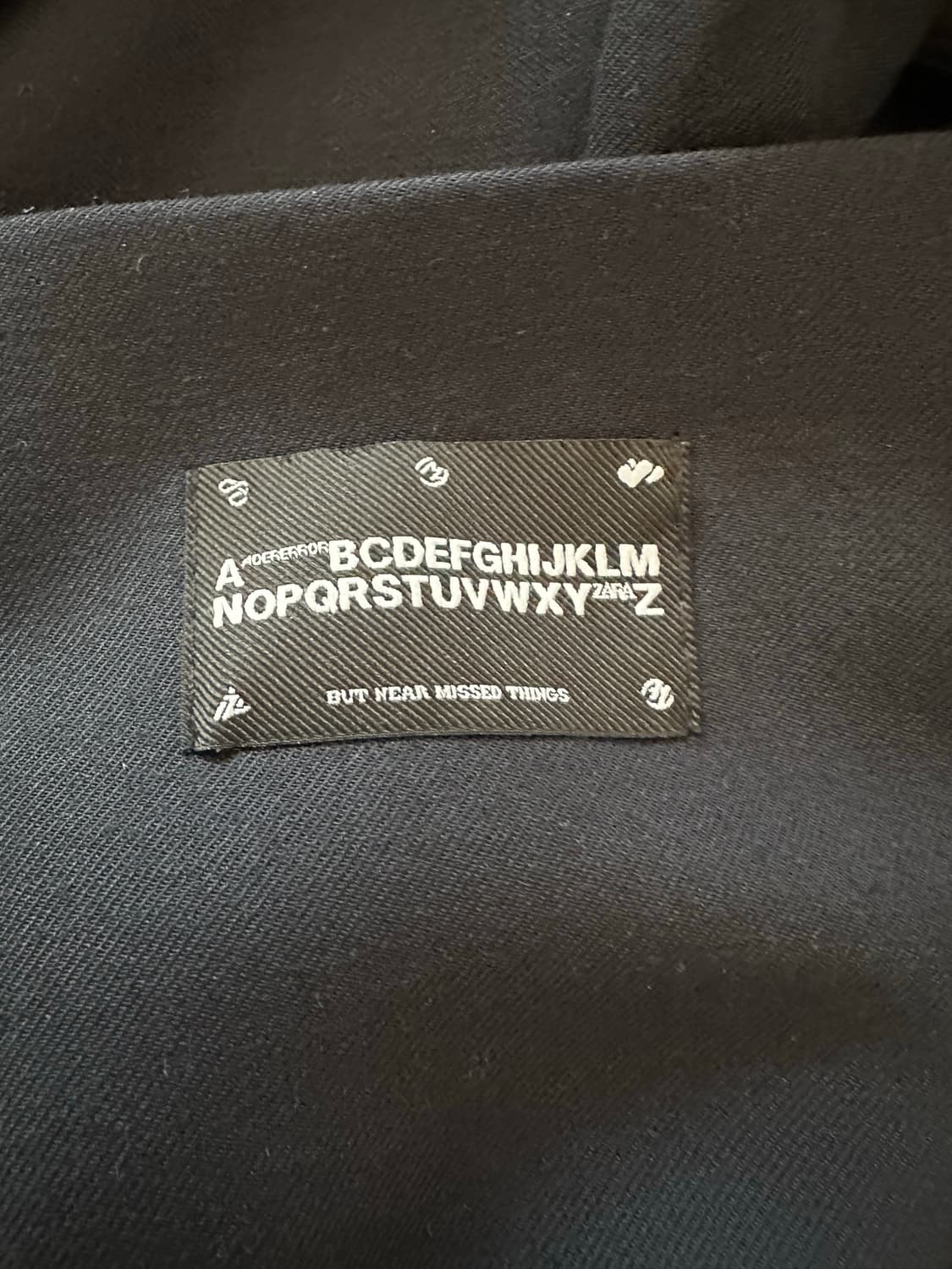 자라 x 아더에라 오버사이즈 블레이저 네이비 M 상품이미지5