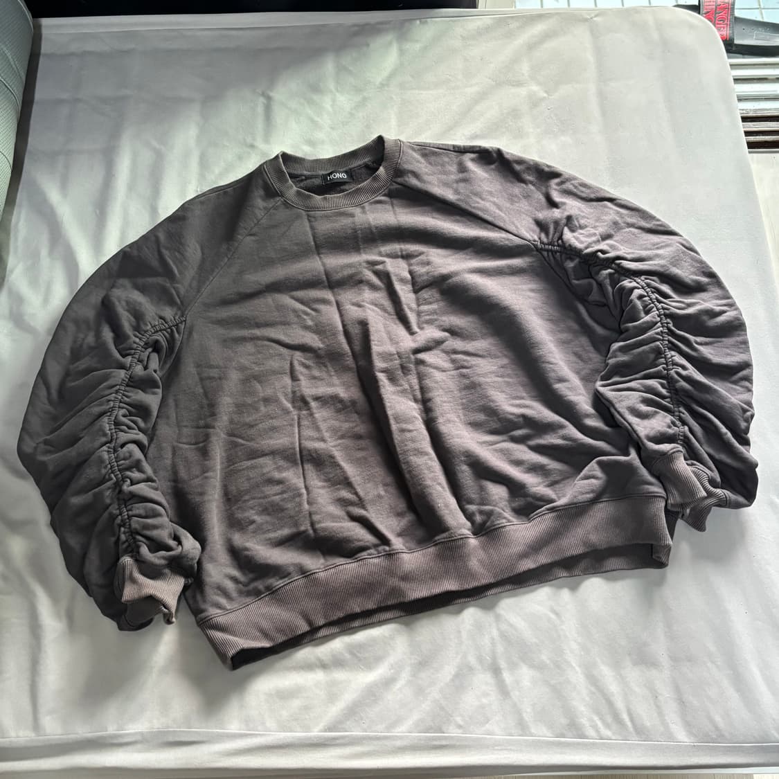 Hono Shirring Sweatshirt vintage gray 상품이미지3