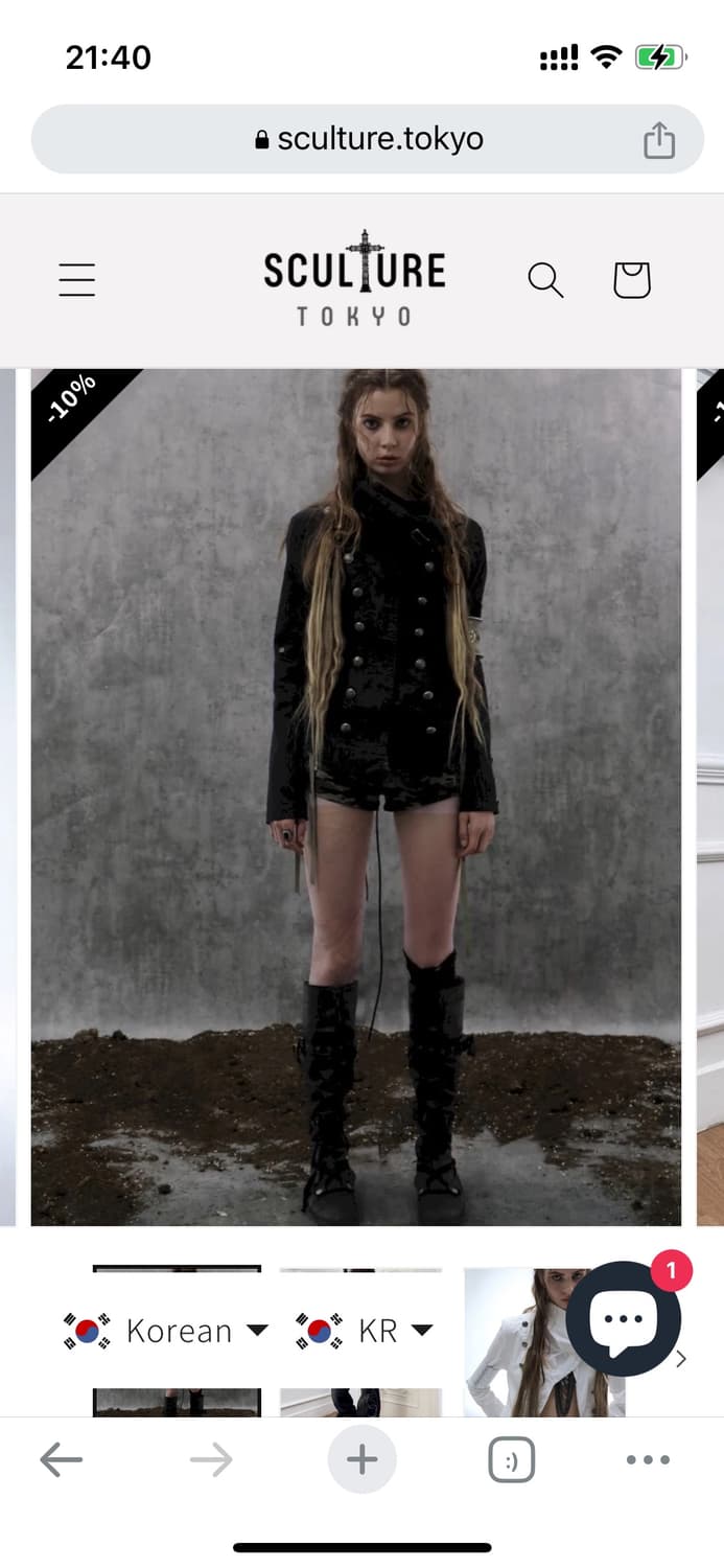 Double Punch 하이넥 메탈버클 나일론 윈드브레이커 상품이미지2