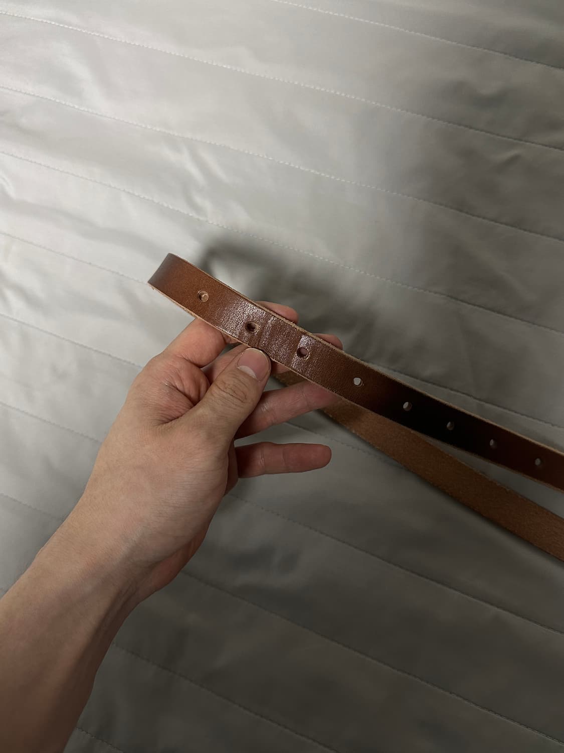 주앙옴므 빈티지 레더 벨트 브라운 상품이미지4