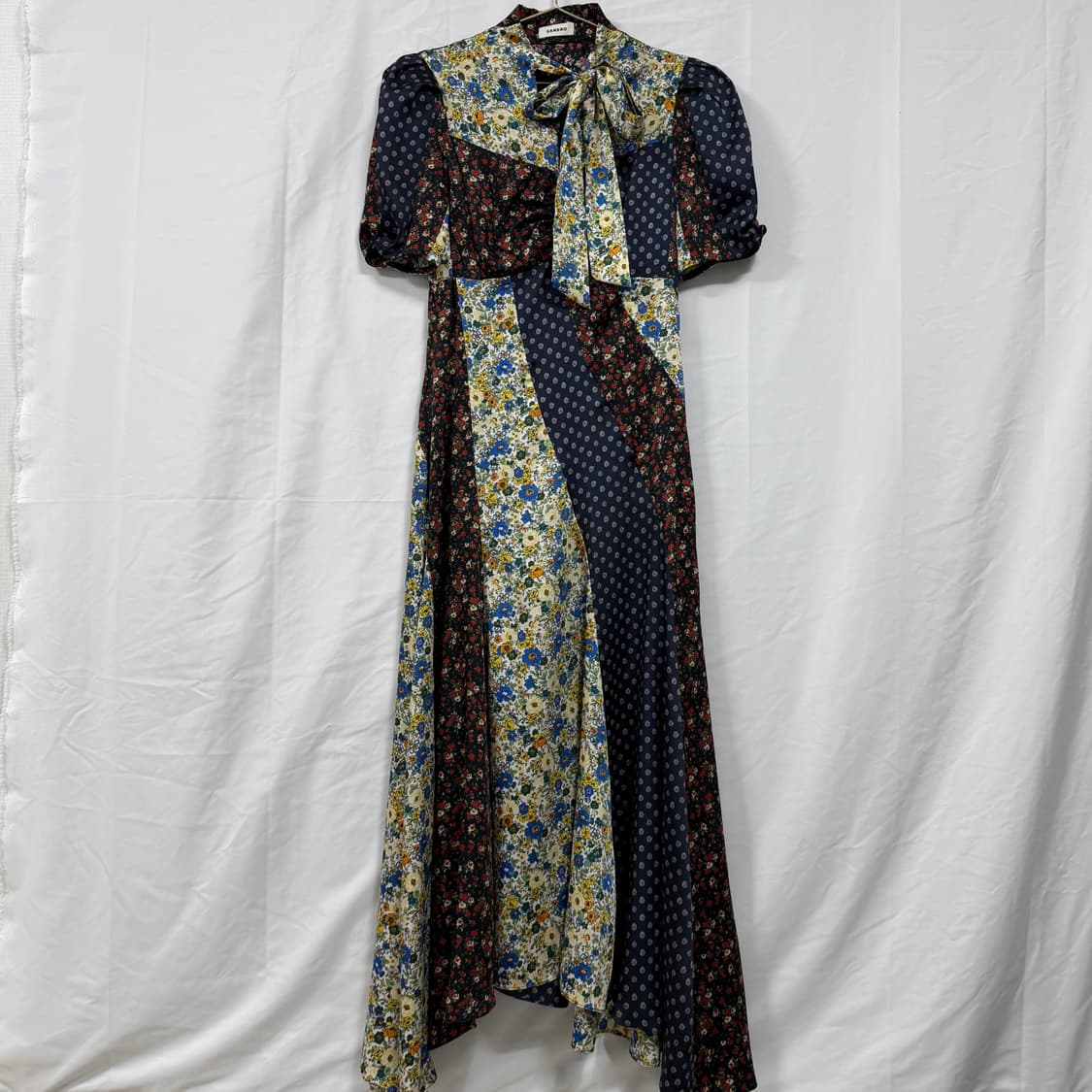 [제니 착용] 산드로(SANDRO) Nilana 패치워크 원피스 상품이미지4