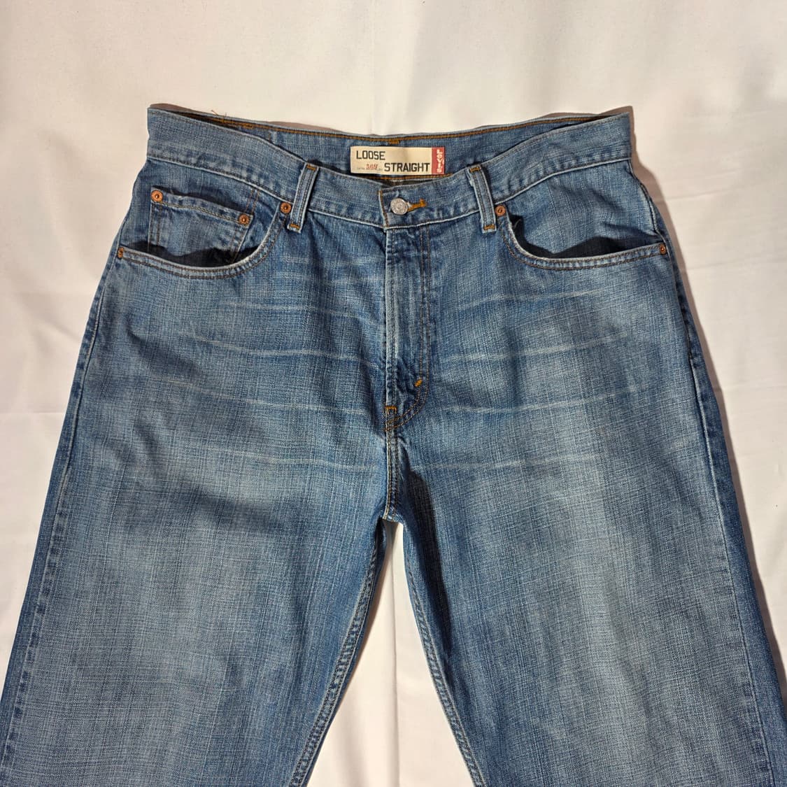 [W34L32]00s 리바이스 LEVIS 569 루즈스트레이트핏 데님팬츠 상품이미지2