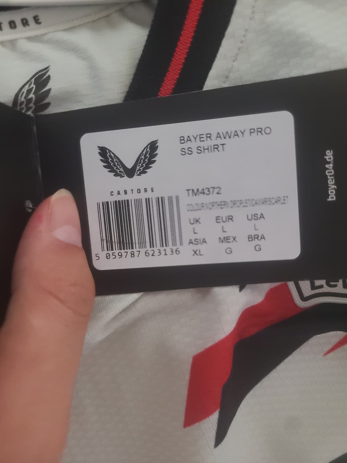 23-24 레버쿠젠 비르츠 어센틱(지급용)리그 풀마킹 해외L 상품이미지3