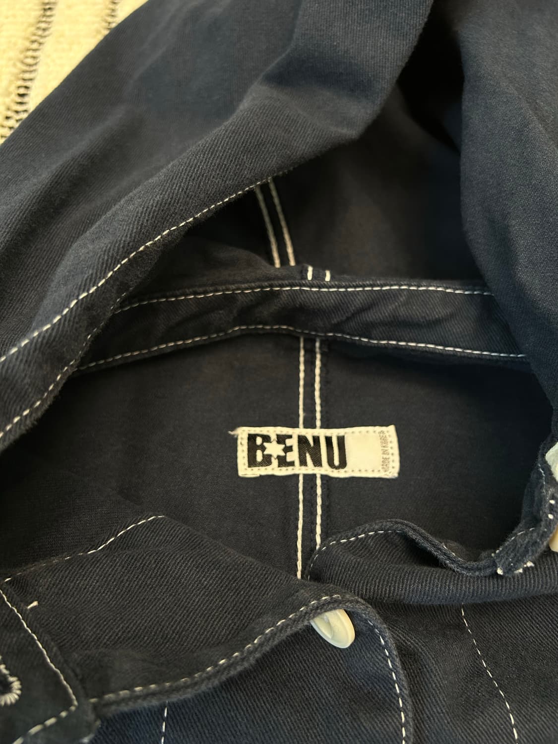 코튼 스티치 후드 자켓 상품이미지4