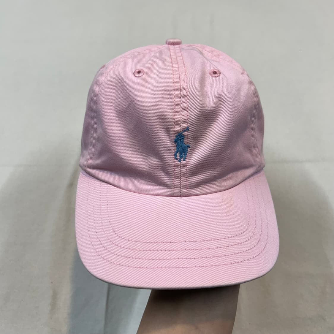 폴로 랄프로렌 핑크 볼캡 모자 가죽스트랩 정품 상품이미지2