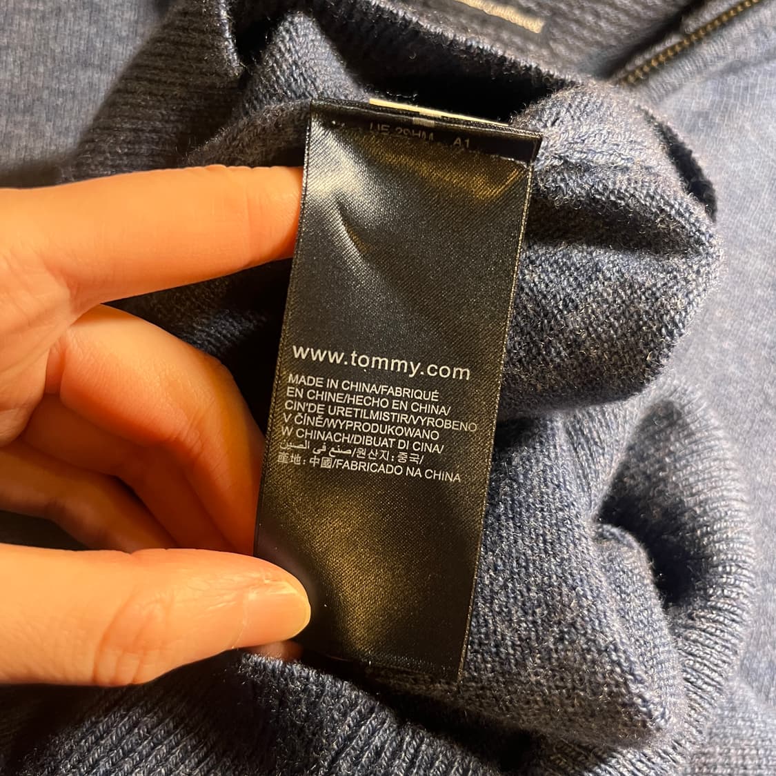 타미힐피거 램스울 반집업 니트 상품이미지9