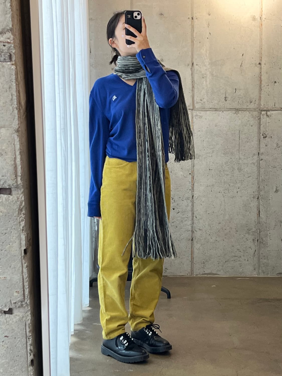 90s 베네통 코듀로이 팬츠 라임 상품이미지6