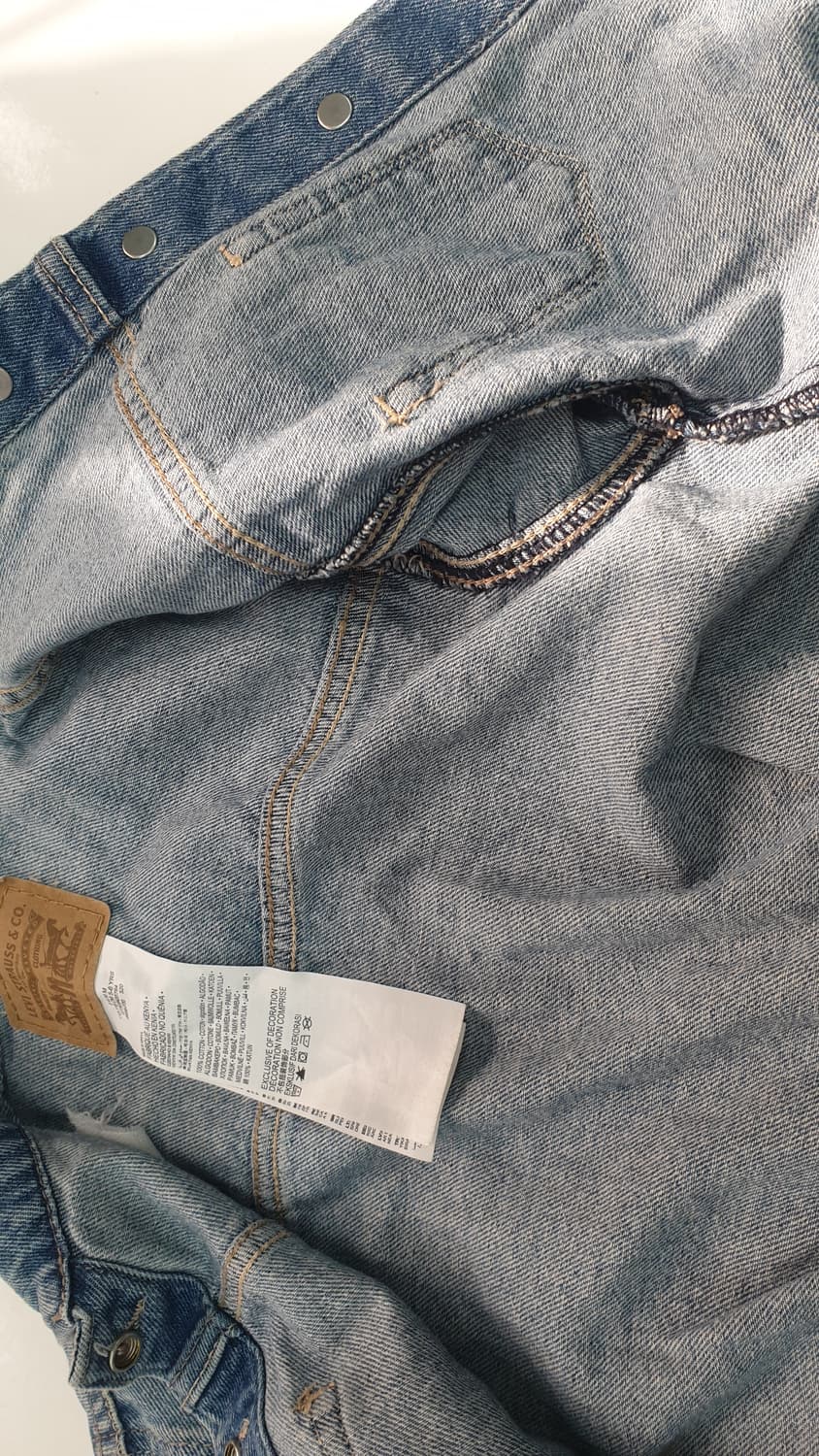 리바이스 여아 데님 크롭자켓 110 상품이미지6