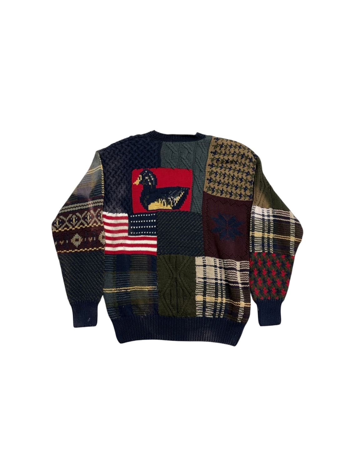 노티카 패치워크 니트 상품이미지2