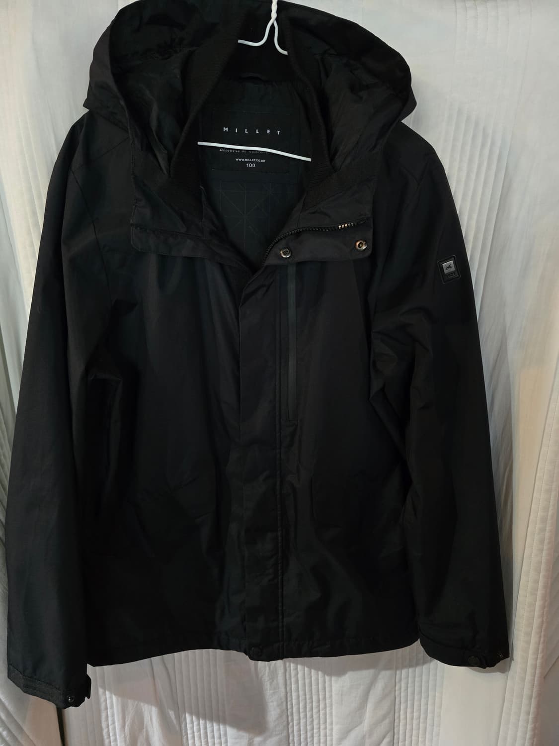 밀레 후드 바람막이 자켓 상품이미지2