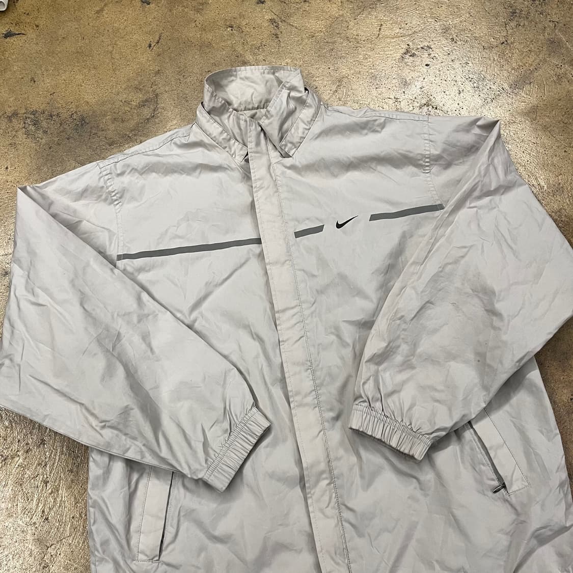 [정품/M] 나이키 바람막이 자켓 그레이 b18 상품이미지1