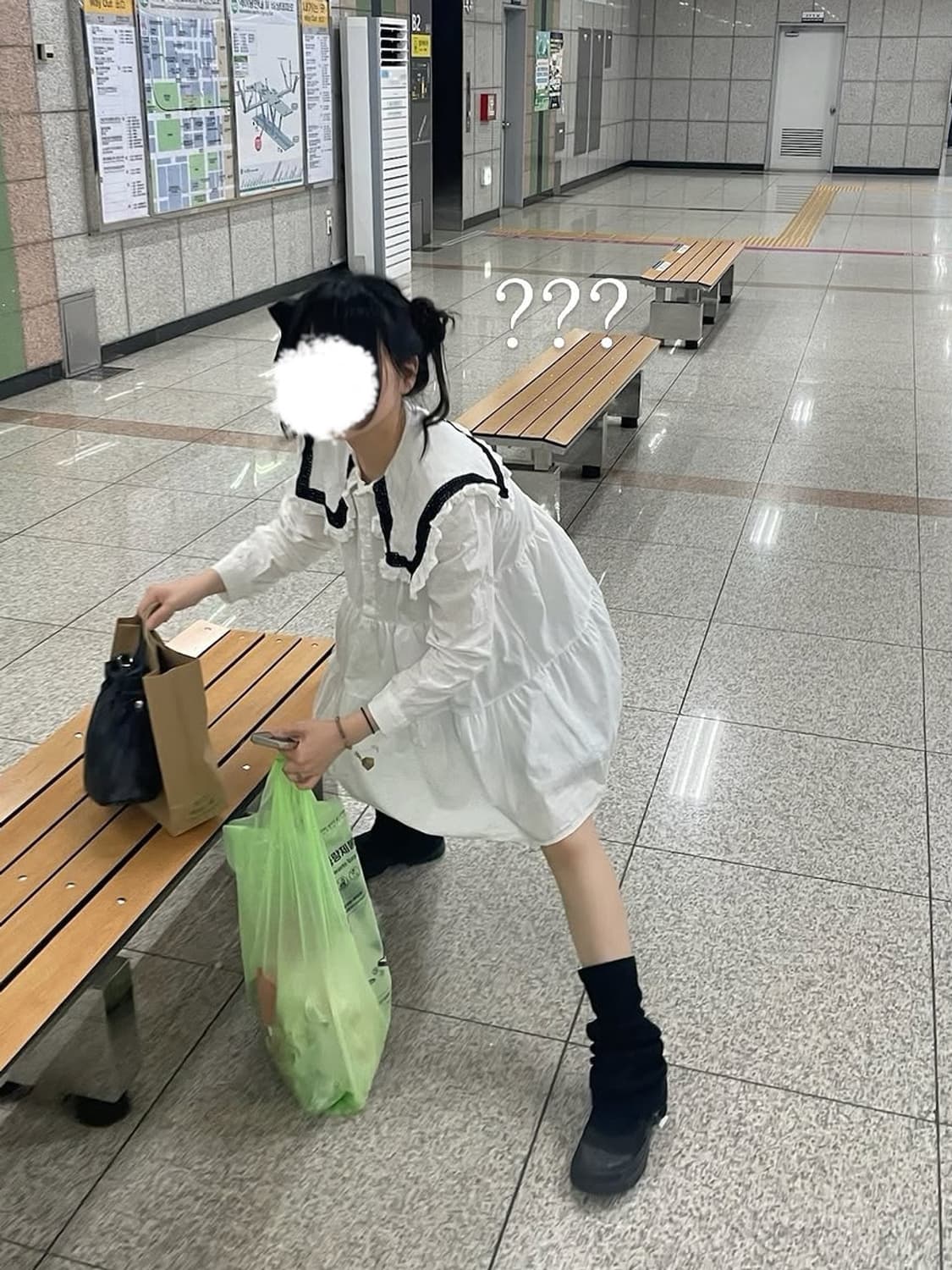 Japan 일본 빈티지 로리타 스타일 프릴 케이프 원피스 상품이미지1