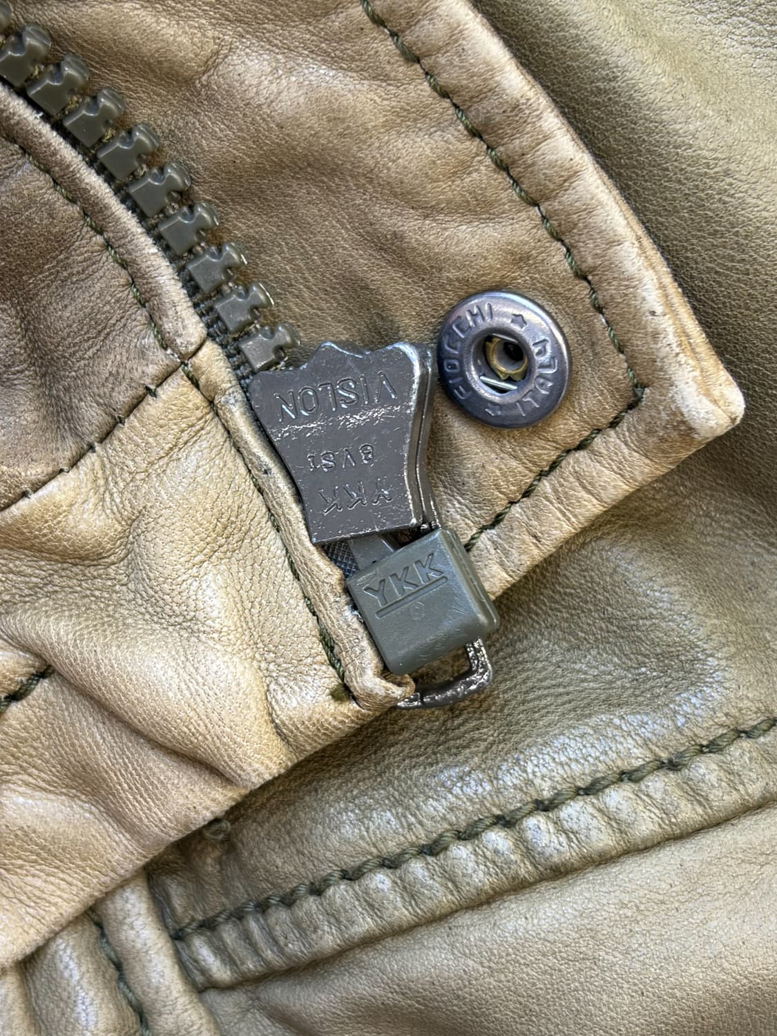 디젤 램 레더 필드 자켓 상품이미지6