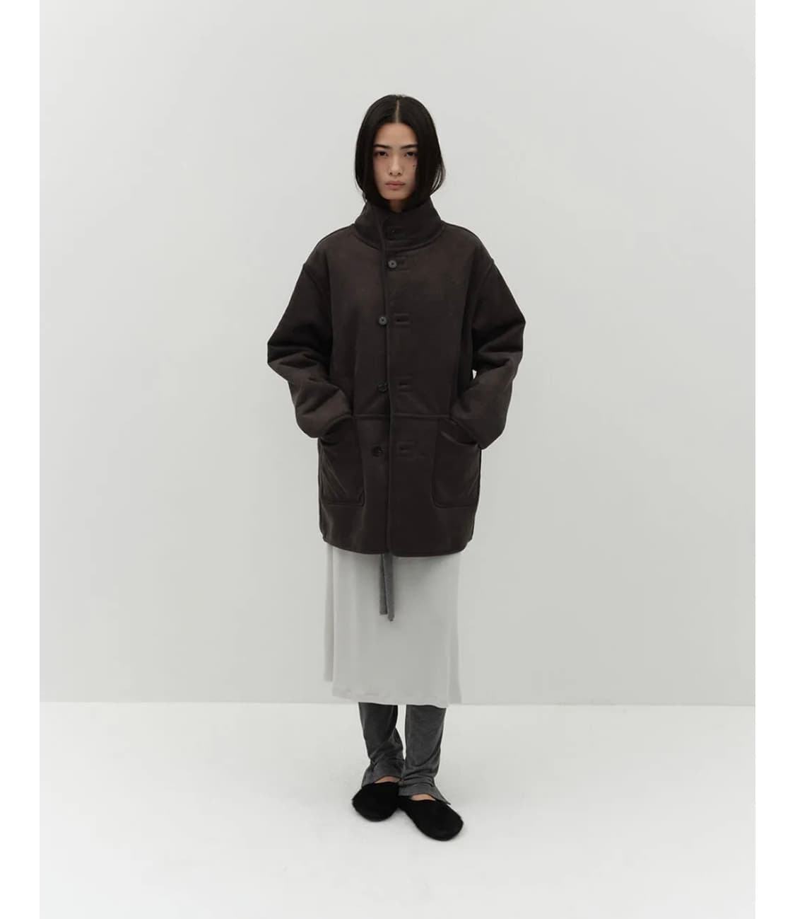 로우타이드 low tide 리버시블 무스탕 상품이미지2