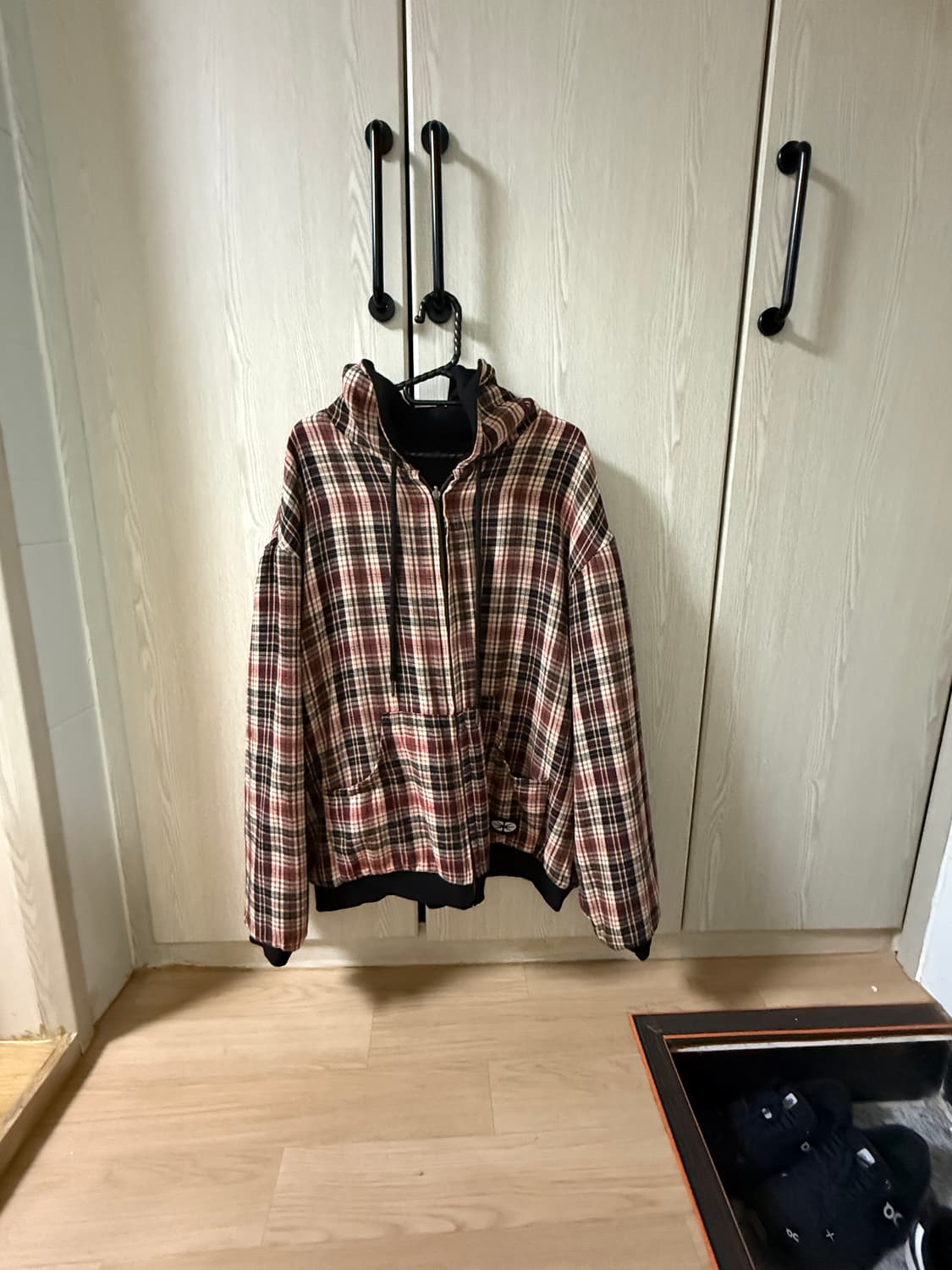 ERTR 이알티알 리버시블 후드집업 L 상품이미지5