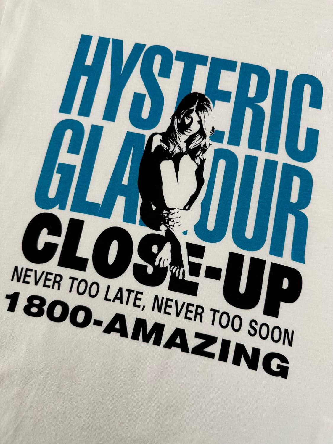 Hysteric Glamour 히스테릭 글래머 클로즈업 히스걸 로고 T 상품이미지4