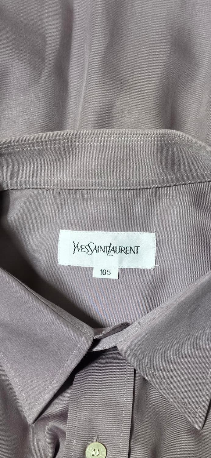 YVES SAINT LAURENT 퍼플 셔츠 105 상품이미지3