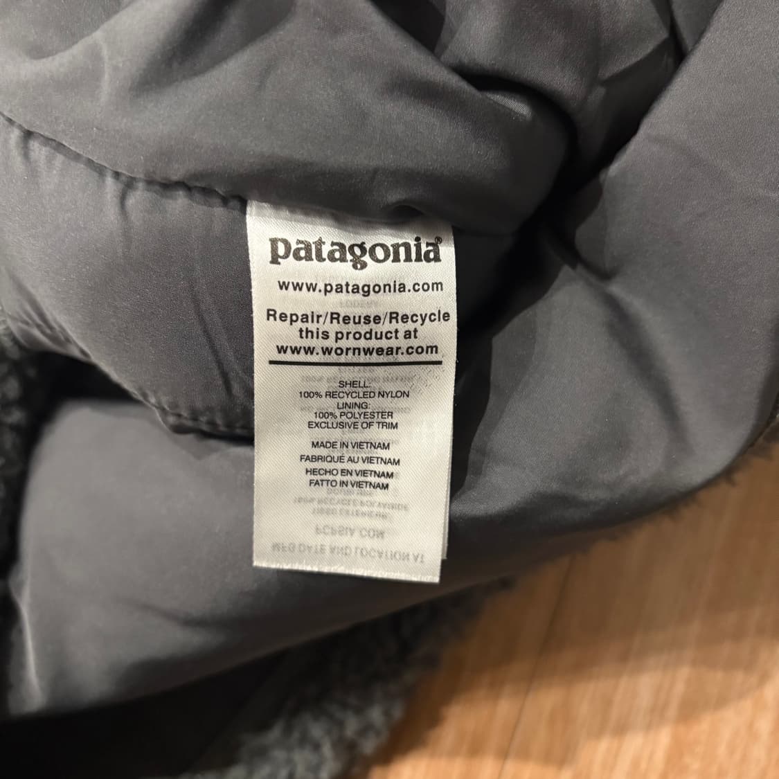 파타고니아 블랙&그레이 쉘드 레트로 X 플리스 풀오버 상품이미지9