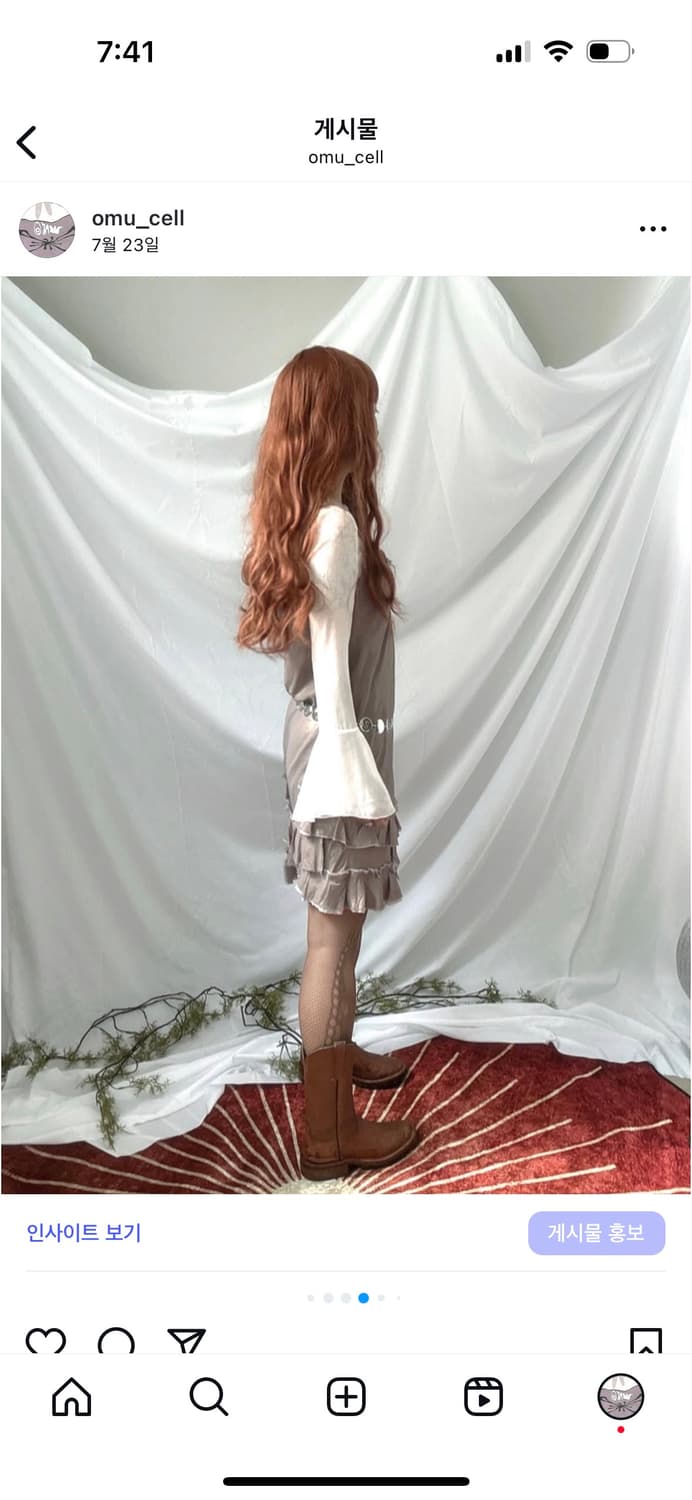 플레어 탑, 끈 원피스 상품이미지4
