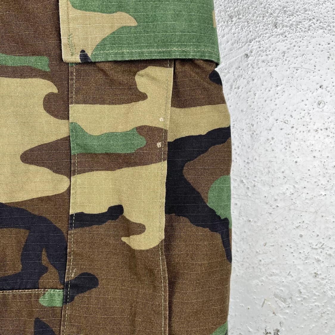 빈티지 Us army 립스탑 엑스트라 컷오프 카모 쇼츠 상품이미지7