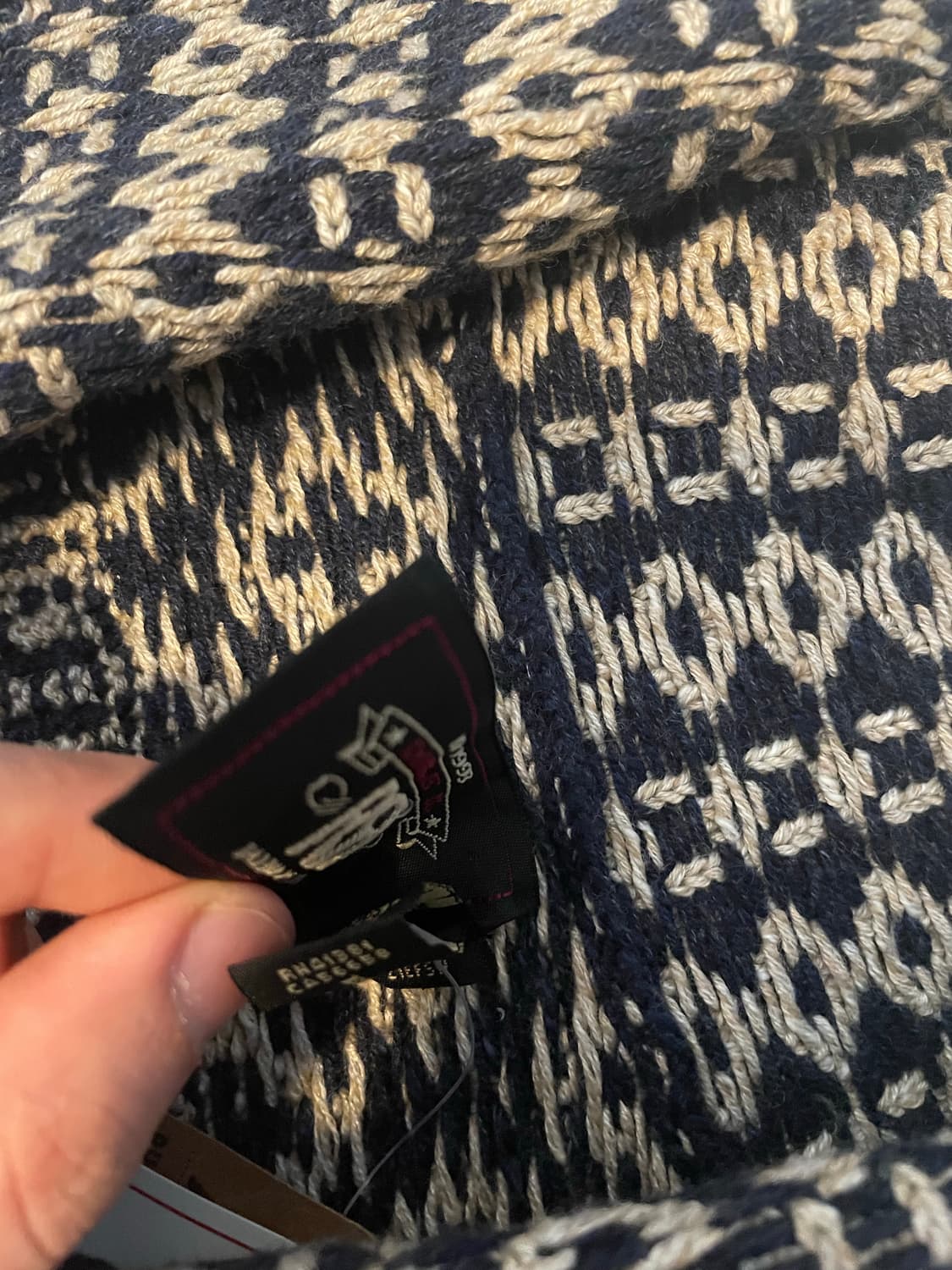 rrl 더블알엘 코튼 블렌드 숄 카디건 xl 상품이미지2