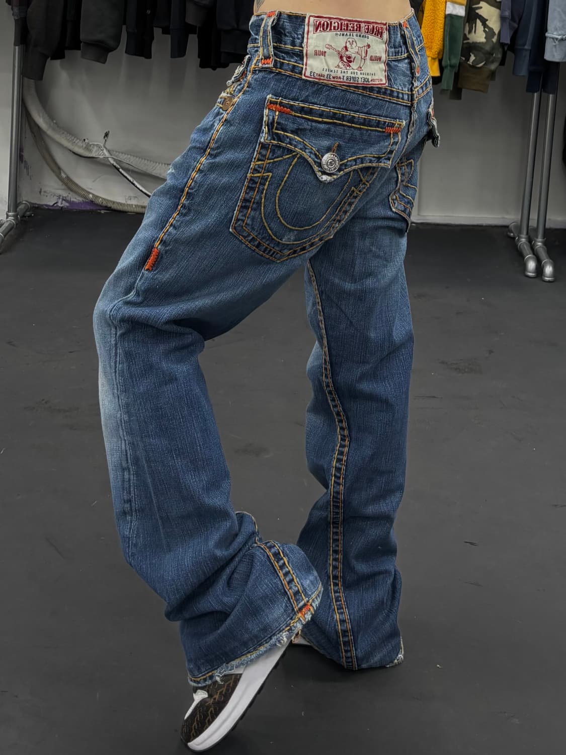 트루릴리전 슈퍼 티 데님팬츠 상품이미지3