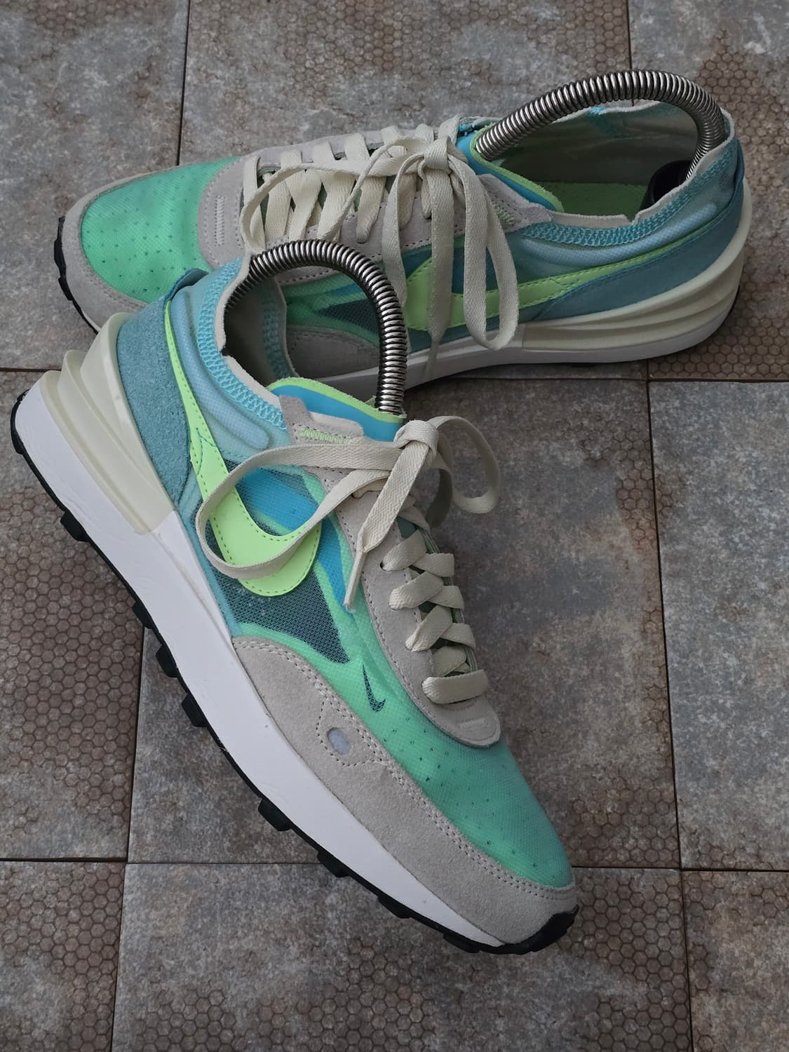 (250)나이키 와플 원 블리치드 아쿠아 상품이미지6