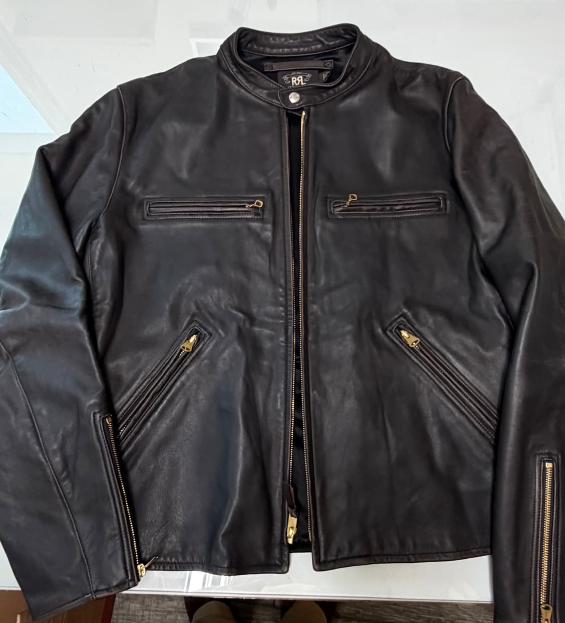 rrl 더블알엘  j100 모토가죽바이커 xl 상품이미지1