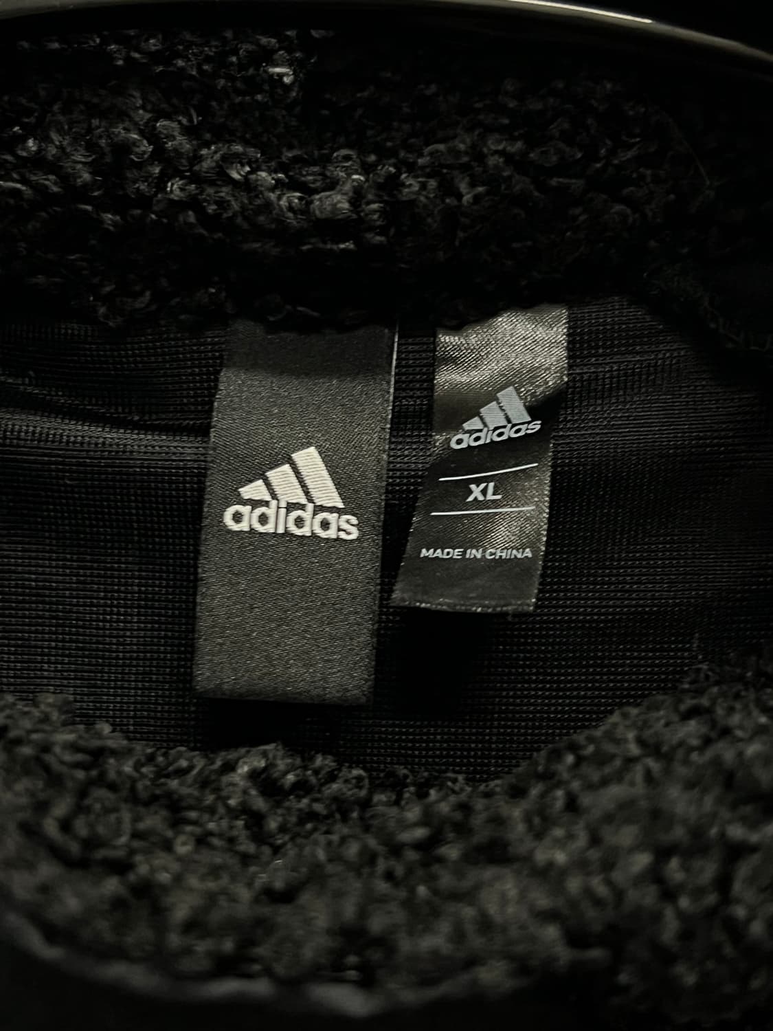 아디다스 하프집 셰르파 아노락 블랙 상품이미지5