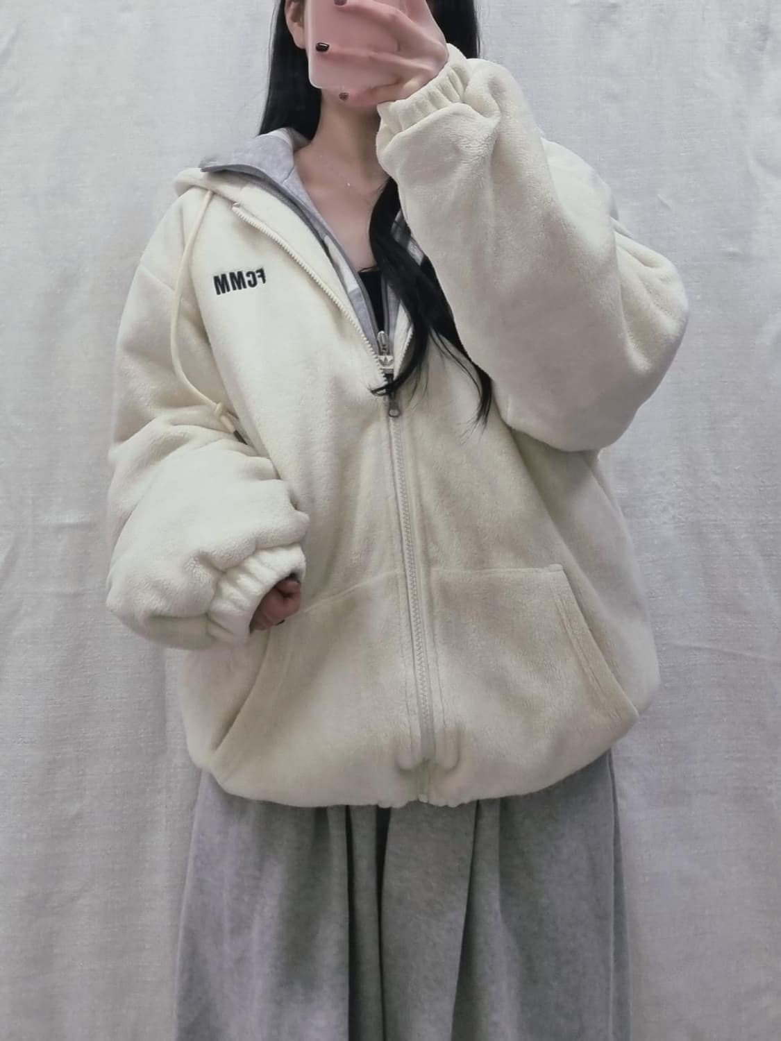 FCMM 누빔 후리스 집업 상품이미지1