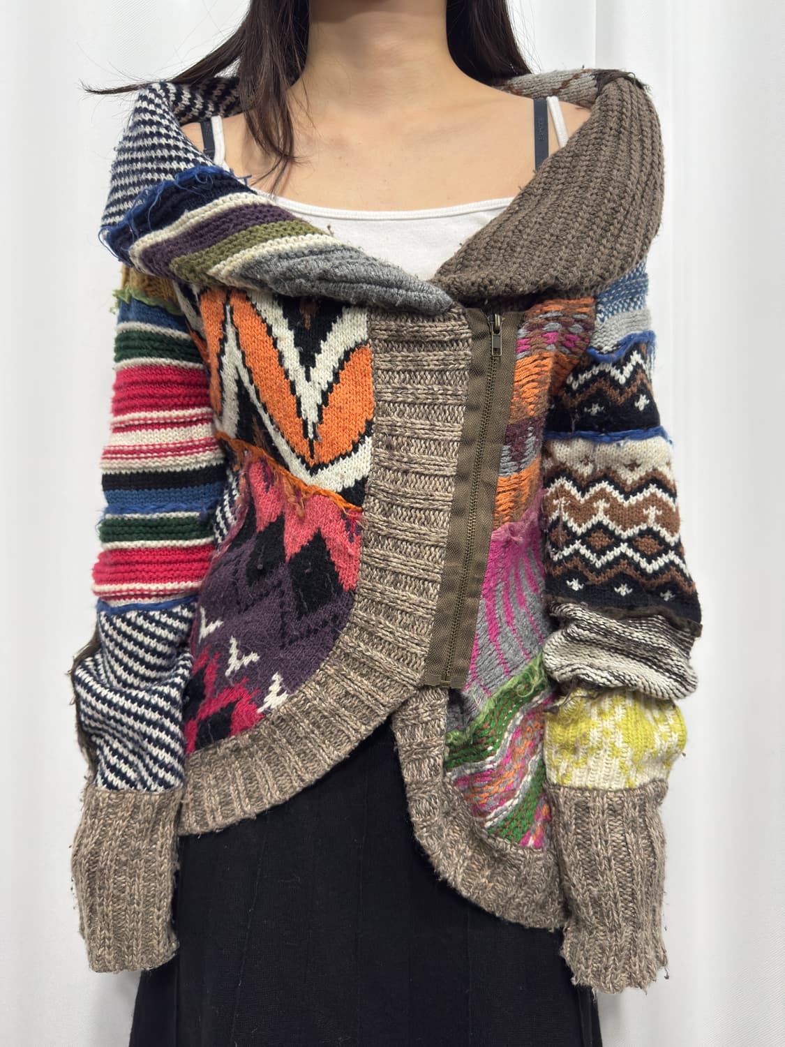 desigual multi color knit desing jacket  상품이미지1