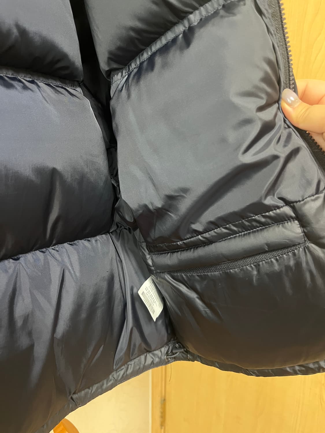 Lee 여성 크롭 숏푸퍼 덕다운 숏패딩 M 상품이미지6