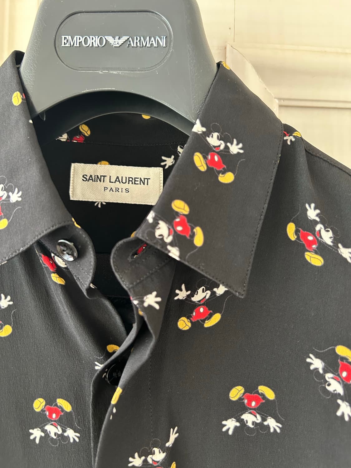 생로랑 실크 셔츠 상품이미지1