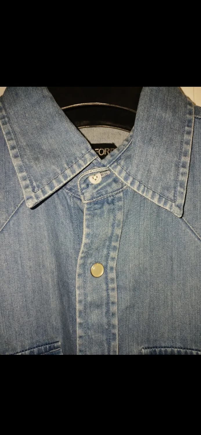 TOM FORD DENIM WESTERN SHIRTS 상품이미지4