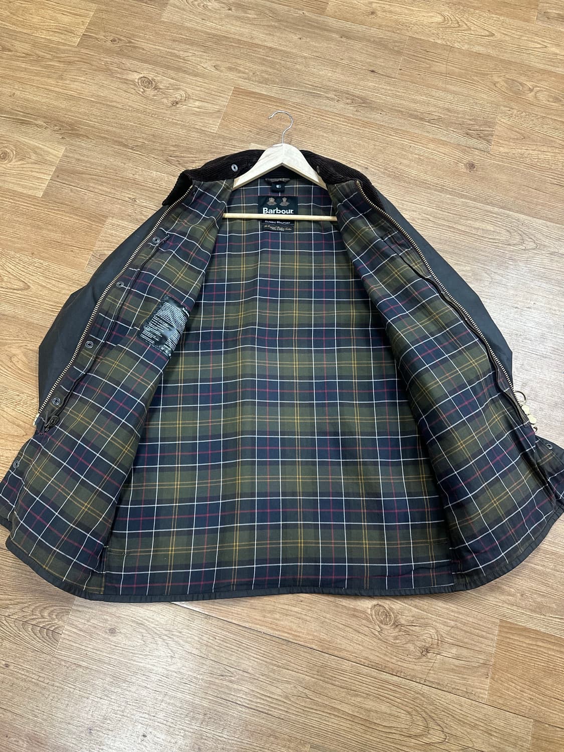 (40)바버 23AW 뷰포트 왁스 자켓 세이지그린 상품이미지7