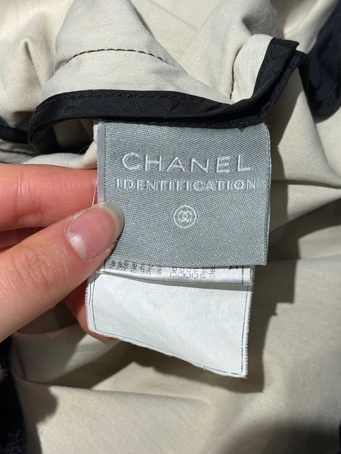 샤넬 스포츠 03aw 블랙 코튼 블루종 자켓 상품이미지7