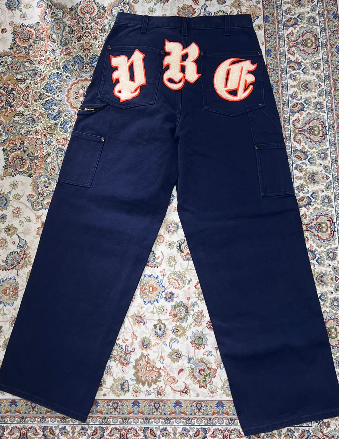 슈프림 올드잉글리쉬 캔버스 더블 니 페인터 팬츠 상품이미지2