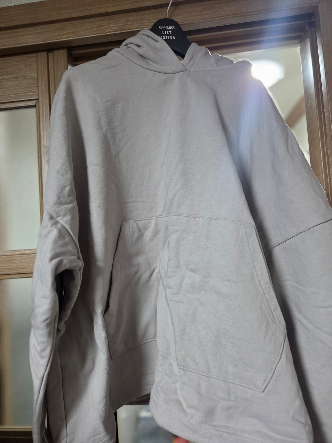 그레이 후드티 박스형 상품이미지1
