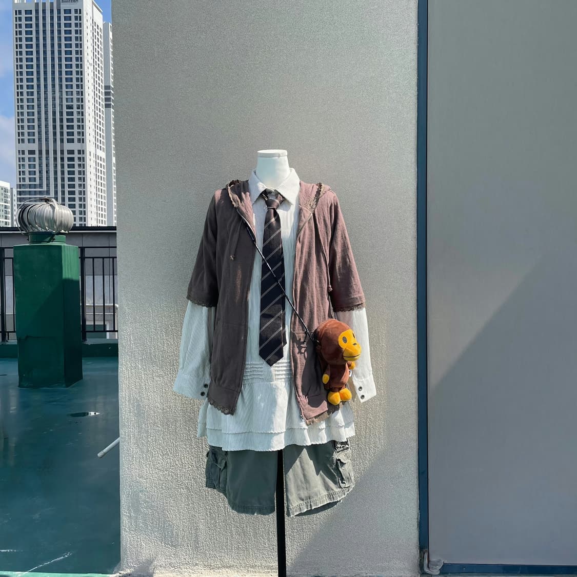 러힙 코디세트 #러힙 #니혼진 #교복 #반팔후드 상품이미지2