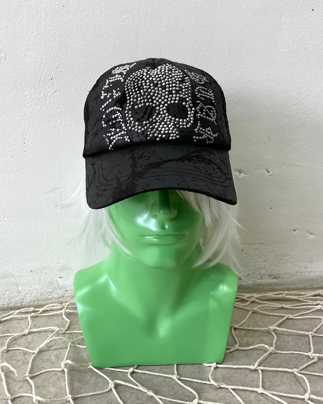 Skeleton Cubic Crinkle Funk Cap 상품이미지2