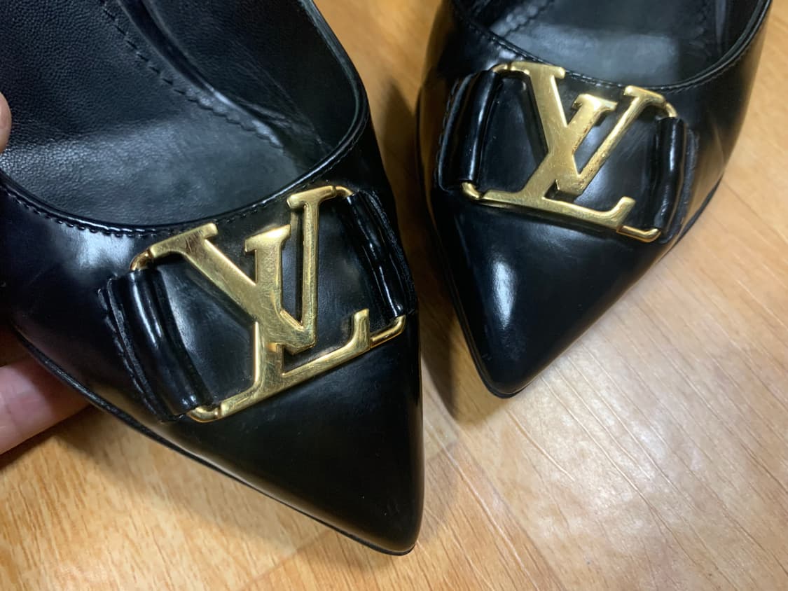 루이비통 로고-플레이 펌프스(35.5 사이즈) 상품이미지3