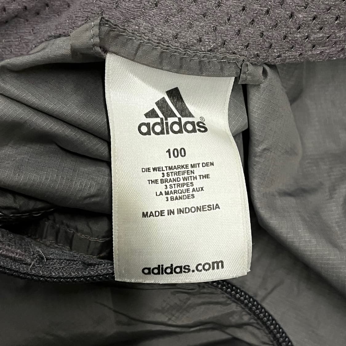 [정품/100] 아디다스 삼선 바람막이 그레이 오렌지 b8 상품이미지5