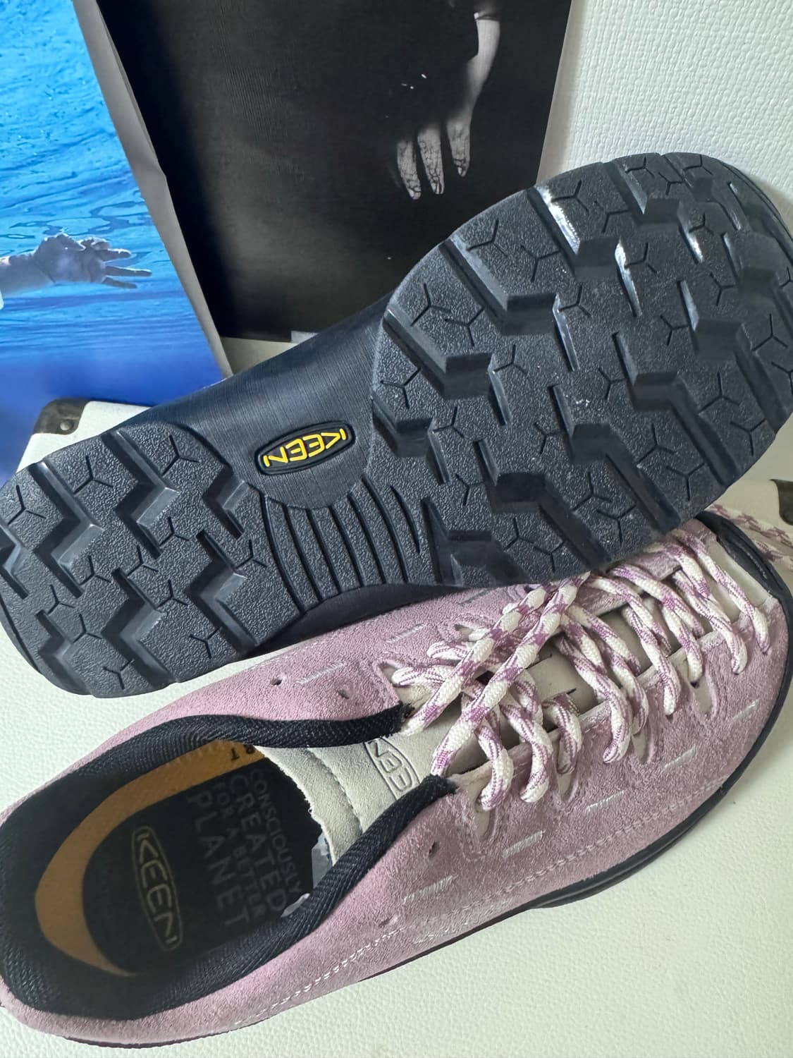 킨 재스퍼 스웨이드 운동화 라벤더 255mm 새거 상품이미지2