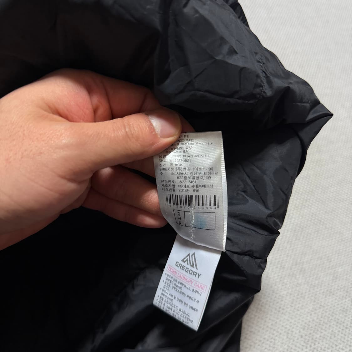 그레고리 다운 롱패딩 상품이미지5