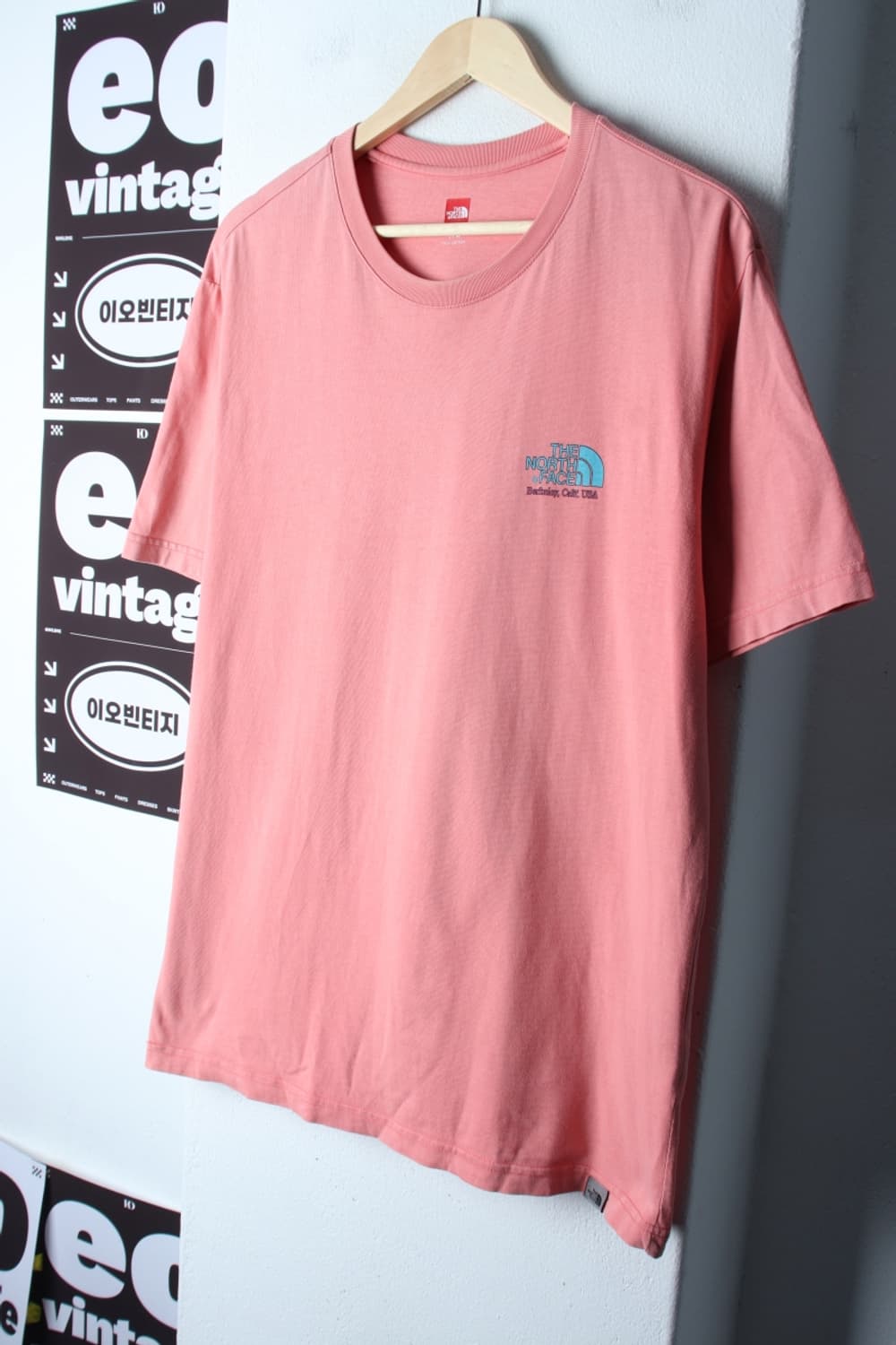 (XL-2XL) 노스페이스 반팔 티셔츠 빅사이즈 버클리 핑크-H32969 상품이미지1